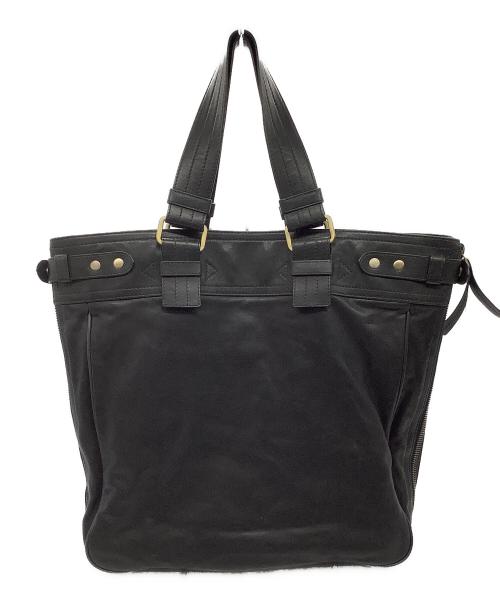 BALLY（バリー）BALLY (バリー) レザートートバッグ ブラックの古着・服飾アイテム