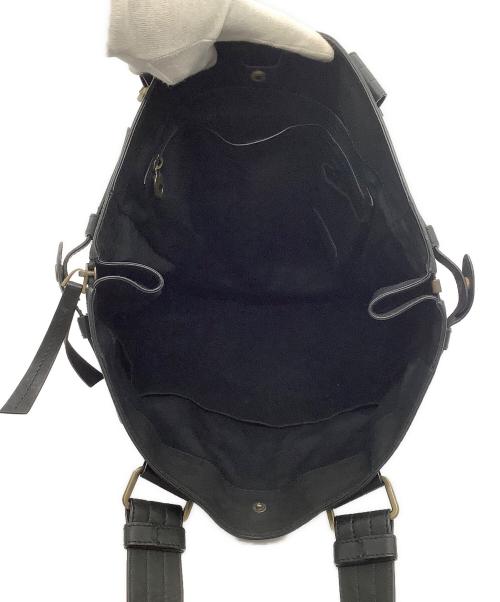 BALLY（バリー）BALLY (バリー) レザートートバッグ ブラックの古着・服飾アイテム