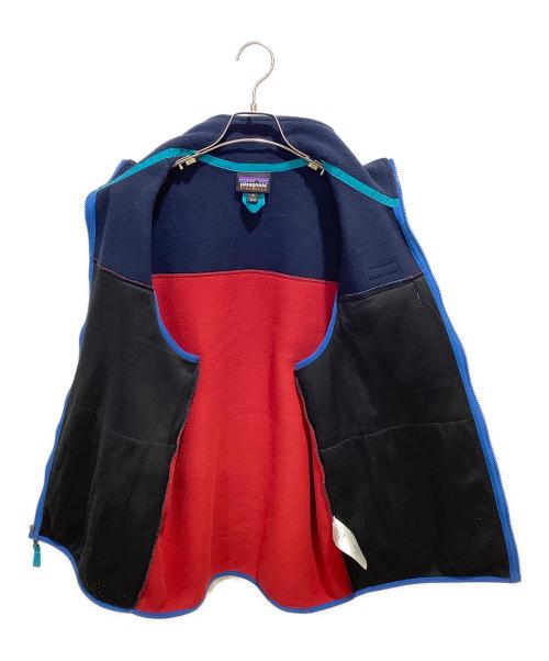 Patagonia（パタゴニア）Patagonia (パタゴニア) ライトウェイトシンチラベスト ネイビー×レッド サイズ:Mの古着・服飾アイテム