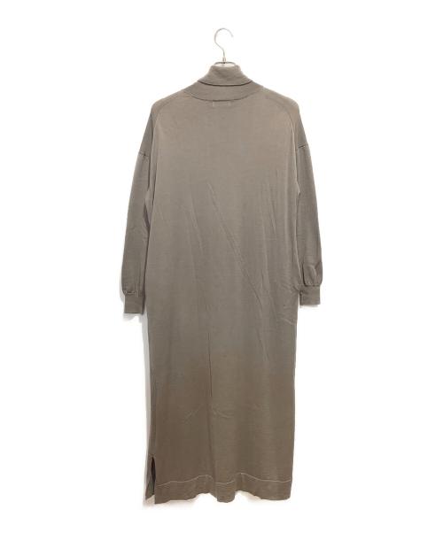 KAGURE（カグレ）KAGURE (カグレ) ウールシルクニットワンピース グレー サイズ:FREEの古着・服飾アイテム