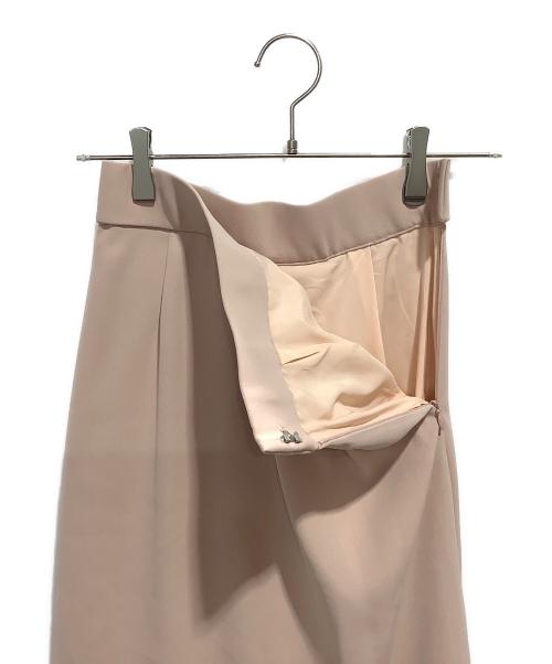 JENNE（ジェンヌ）JENNE (ジェンヌ) バックドレープスカート ピンク サイズ:Sの古着・服飾アイテム