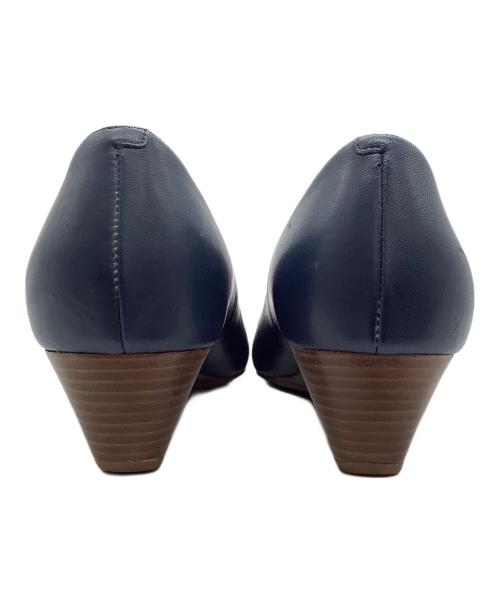 COLE HAAN（コールハーン）COLE HAAN (コールハーン) ザ ゴートゥー オープントゥ ウェッジ ネイビー サイズ:5 1/2の古着・服飾アイテム