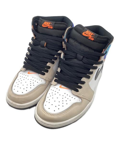 NIKE（ナイキ）NIKE (ナイキ) ハイカットスニーカー ブルー×ブラック×ホワイト サイズ:28の古着・服飾アイテム