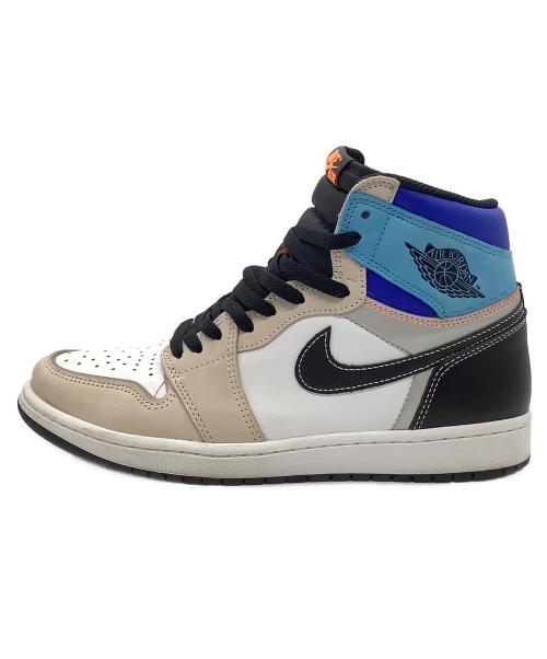 NIKE（ナイキ）NIKE (ナイキ) ハイカットスニーカー ブルー×ブラック×ホワイト サイズ:28の古着・服飾アイテム