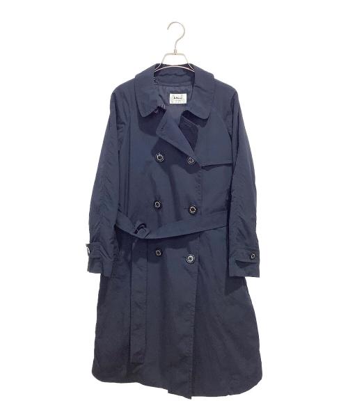 49AV junko shimada（フォーティーナインアベニュージュンコシマダ）49AV junko shimada (フォーティーナインアベニュージュンコシマダ) ダウンライナー付トレンチコート ネイビー サイズ:Mの古着・服飾アイテム