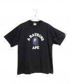 A BATHING APEア ベイシング エイプ）の古着「プリントTシャツ」｜ブラック
