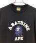 A BATHING APE (ア ベイシング エイプ) プリントTシャツ ブラック サイズ:2XL：8000円