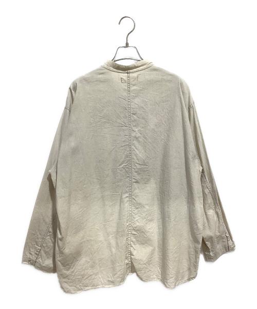 CONFECTION（コンフェクション）CONFECTION (コンフェクション) 長袖リネンシャツ アイボリー サイズ:4の古着・服飾アイテム