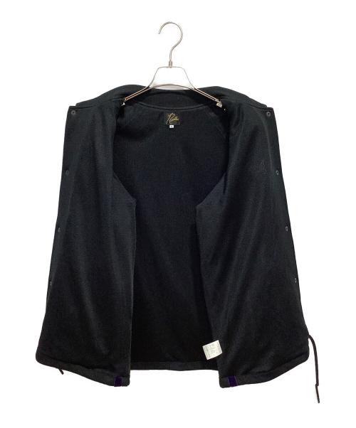 Needles（ニードルズ）Needles (ニードルズ) サイドラインコーチジャケット ブラック×パープル サイズ:Sの古着・服飾アイテム