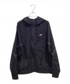NIKEナイキ）の古着「ウインドランナー+ フーデッドジャケット」｜ブラック