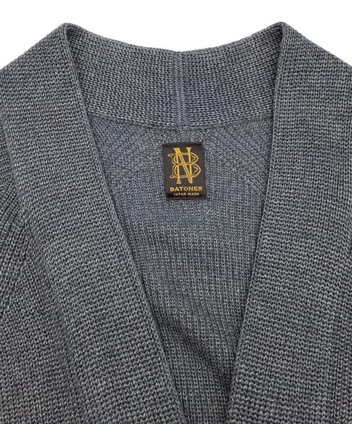 BATONER（バトナ―）BATONER (バトナ―) カーディガン グレー サイズ:Fの古着・服飾アイテム