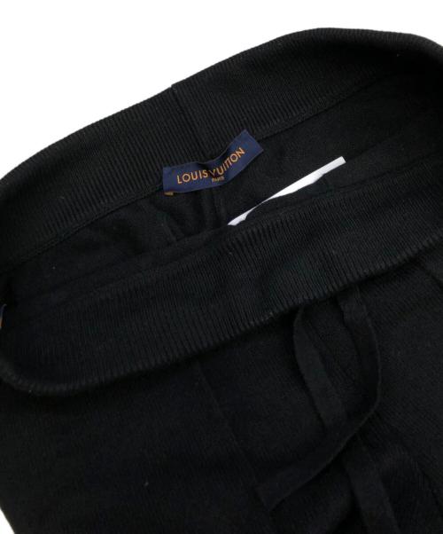 LOUIS VUITTON（ルイ ヴィトン）LOUIS VUITTON (ルイ ヴィトン) 22AW ニットパンツ ブラック サイズ:Mの古着・服飾アイテム