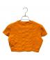CHANEL (シャネル) ココマークヴィンテージ クロップドTシャツ オレンジ サイズ:42：170000円