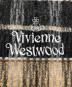 Vivienne Westwood (ヴィヴィアンウエストウッド) マフラー ブラック×ベージュ：5000円