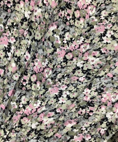 La TOTALITE（ラ ト―タリテ）La TOTALITE (ラ ト―タリテ) ナシジフラワープリントワンピース グリーン サイズ:Fの古着・服飾アイテム