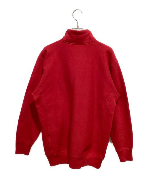 Champion REVERSE WEAVE（チャンピオン リバース ウィーブ）Champion REVERSE WEAVE (チャンピオン リバース ウィーブ) URBAN RESEARCH (アーバンリサーチ) 11.5OZ HALF ZIP SWEAT レッド サイズ:Sの古着・服飾アイテム