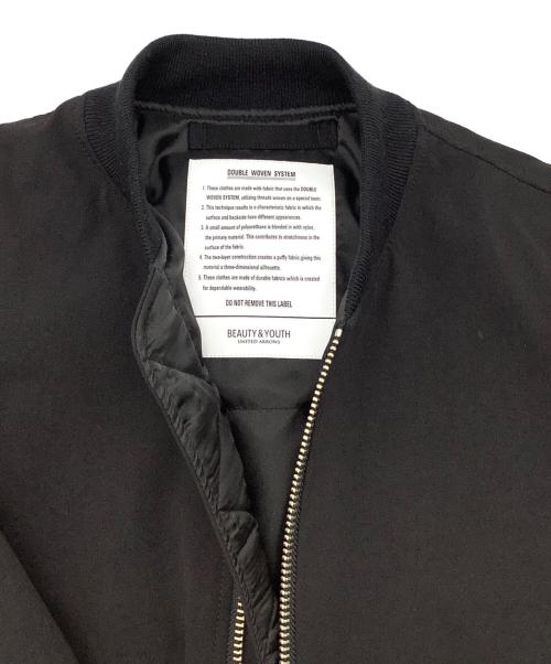 BEAUTY&YOUTH（ビューティーアンドユース）BEAUTY&YOUTH (ビューティーアンドユース) フライトジャケット ブラック サイズ:Sの古着・服飾アイテム