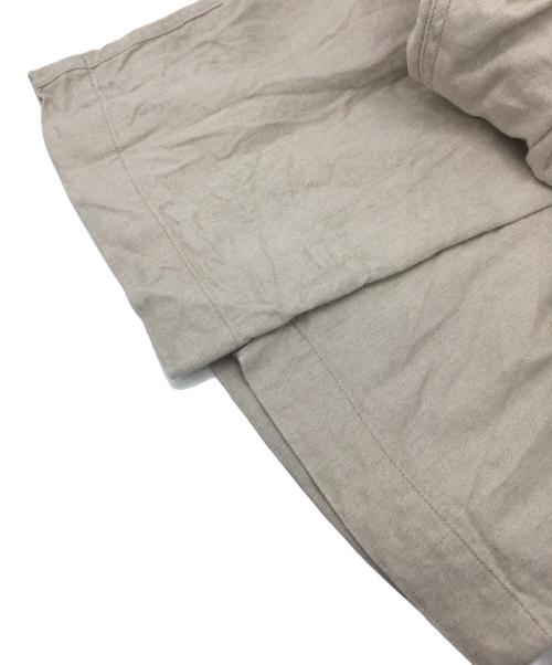 nestrobe confect（ネストローブ コンフェクト）nestrobe confect (ネストローブ コンフェクト) リネンワイドパンツ ベージュ サイズ:4の古着・服飾アイテム