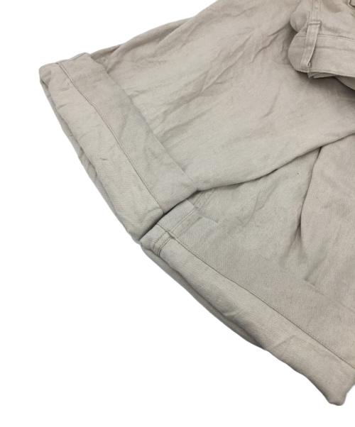 nestrobe confect（ネストローブ コンフェクト）nestrobe confect (ネストローブ コンフェクト) リネンワイドパンツ ベージュ サイズ:4の古着・服飾アイテム