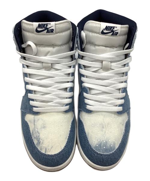 NIKE（ナイキ）NIKE (ナイキ) ハイカットスニーカー ホワイト×ブルー サイズ:28の古着・服飾アイテム