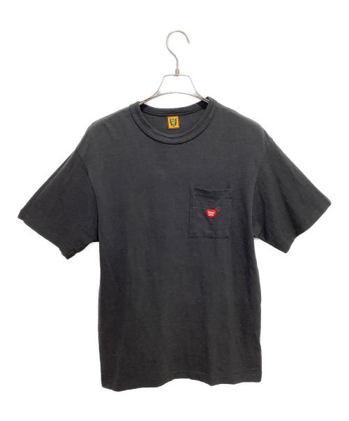 HUMAN MADE（ヒューマンメイド）HUMAN MADE (ヒューマンメイド) バックプリントポケットTシャツ ブラック サイズ:Mの古着・服飾アイテム