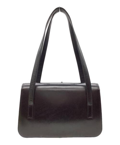 Burberry's（バーバリー）Burberry's (バーバリーズ) ショルダーバッグ ブラック×ベージュの古着・服飾アイテム