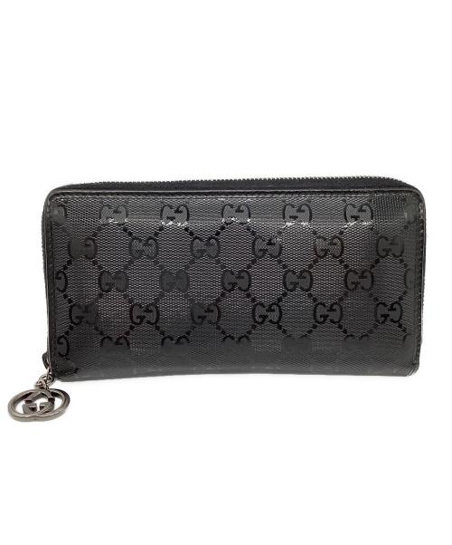 GUCCI（グッチ）GUCCI (グッチ) 長財布 ブラックの古着・服飾アイテム