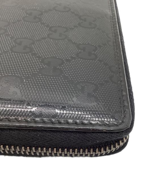GUCCI（グッチ）GUCCI (グッチ) 長財布 ブラックの古着・服飾アイテム
