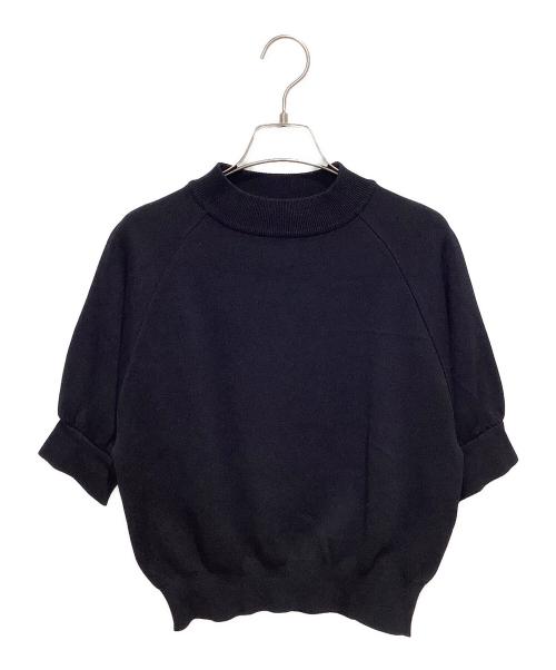 UNITED TOKYO（ユナイテッドトーキョー）UNITED TOKYO (ユナイテッドトーキョー) ボリュームハーフスリーブニット ブラックの古着・服飾アイテム
