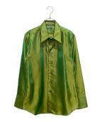 Paul Smith JEANSポールスミス ジーンズ）の古着「玉虫シャツ」｜グリーン