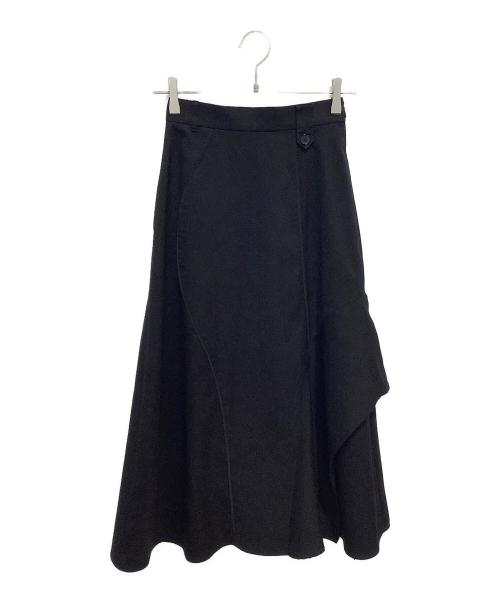 UNITED TOKYO（ユナイテッドトーキョー）UNITED TOKYO (ユナイテッドトーキョー) ウェーブフレアスカート ブラック サイズ:Sの古着・服飾アイテム