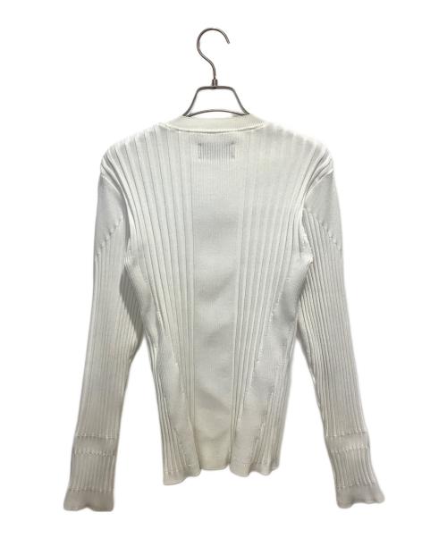UNITED TOKYO（ユナイテッドトーキョー）UNITED TOKYO (ユナイテッドトーキョー) シューティングリブニット ホワイト サイズ:FREEの古着・服飾アイテム