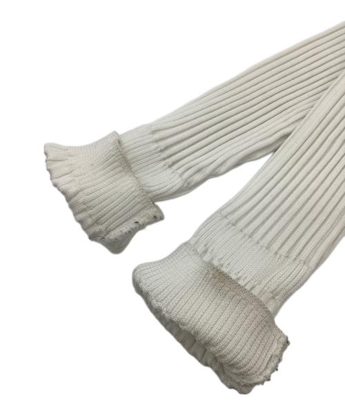 UNITED TOKYO（ユナイテッドトーキョー）UNITED TOKYO (ユナイテッドトーキョー) シューティングリブニット ホワイト サイズ:FREEの古着・服飾アイテム