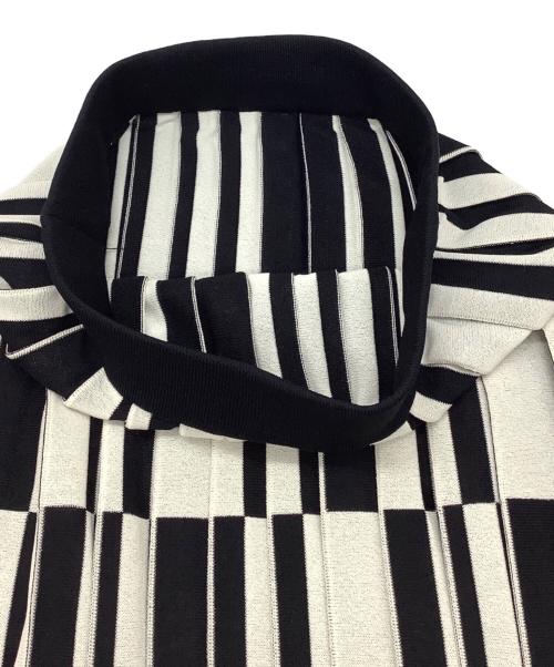 UNITED TOKYO（ユナイテッドトーキョー）UNITED TOKYO (ユナイテッドトーキョー) チェッカーニットスカート ホワイト×ブラック サイズ:1の古着・服飾アイテム