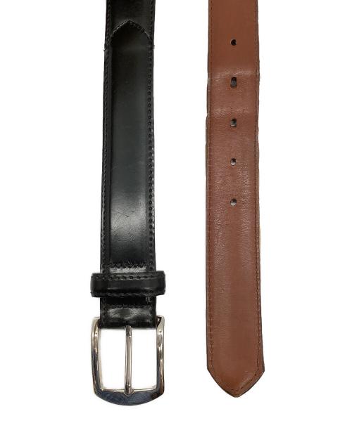 Alden（オールデン）ALDEN (オールデン) コードバン レザーベルト ブラックの古着・服飾アイテム