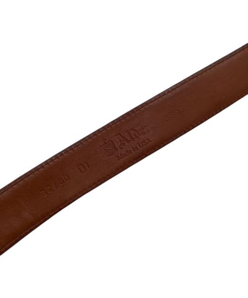 Alden（オールデン）ALDEN (オールデン) コードバン レザーベルト ブラックの古着・服飾アイテム