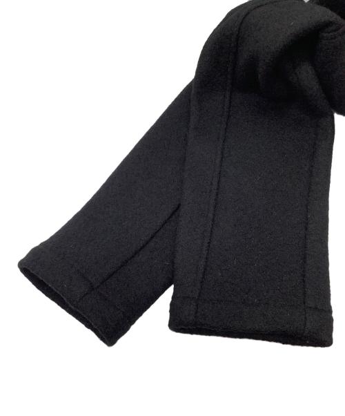 COS（コス）COS (コス) ニットカラーオーバーシャツ ブラック サイズ:Sの古着・服飾アイテム