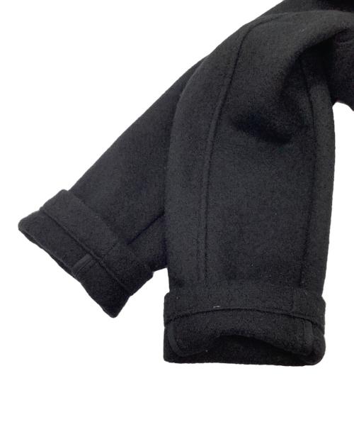 COS（コス）COS (コス) ニットカラーオーバーシャツ ブラック サイズ:Sの古着・服飾アイテム