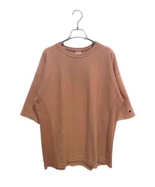 Champion（チャンピオン）Champion (チャンピオン) MONKEY TIME (モンキータイム) REVERSE WEAVE TEE ピンク サイズ:Mの古着・服飾アイテム