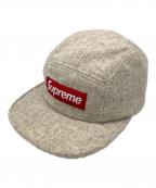 SUPREME×Harris Tweedシュプリーム×ハリスツイード）の古着「ボックスロゴキャップ」｜アイボリー