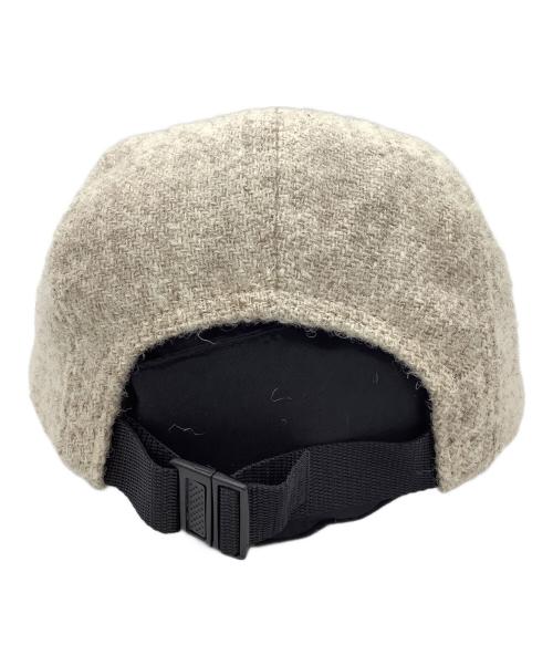 SUPREME（シュプリーム）SUPREME (シュプリーム) Harris Tweed (ハリスツイード) ボックスロゴキャップ アイボリーの古着・服飾アイテム