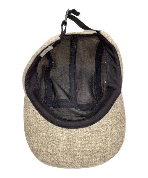 SUPREME（シュプリーム）SUPREME (シュプリーム) Harris Tweed (ハリスツイード) ボックスロゴキャップ アイボリーの古着・服飾アイテム