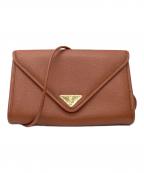 Yves Saint Laurentイヴサンローラン）の古着「ミニショルダーバッグ」｜ブラウン