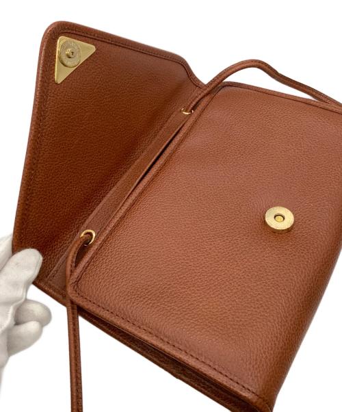 Yves Saint Laurent（イヴサンローラン）Yves Saint Laurent (イヴサンローラン) ミニショルダーバッグ ブラウンの古着・服飾アイテム