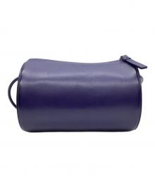 building block（ビルディングブロック）の古着「CYLINDER レザーショルダー」｜パープル