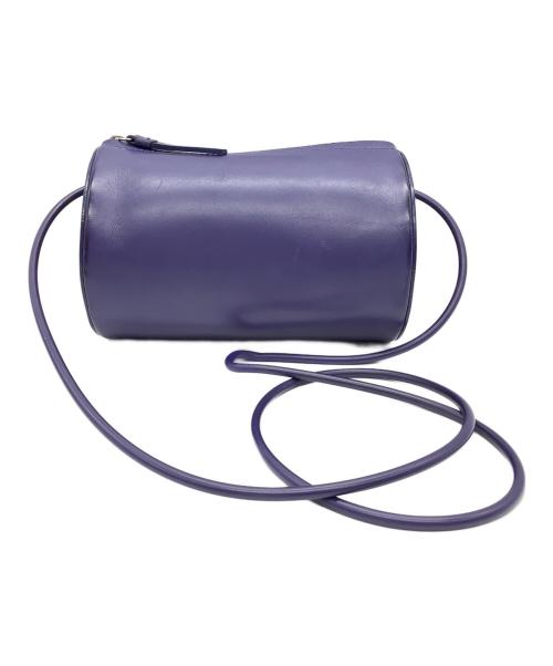 building block（ビルディングブロック）Building Block (ビルディングブロック) CYLINDER レザーショルダー パープルの古着・服飾アイテム