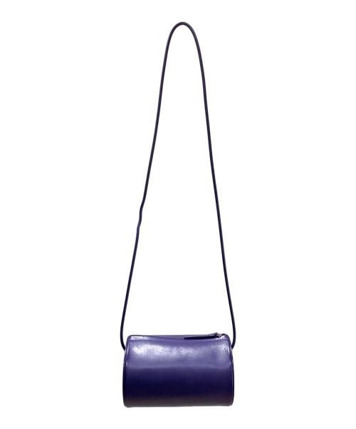 building block（ビルディングブロック）Building Block (ビルディングブロック) CYLINDER レザーショルダー パープルの古着・服飾アイテム