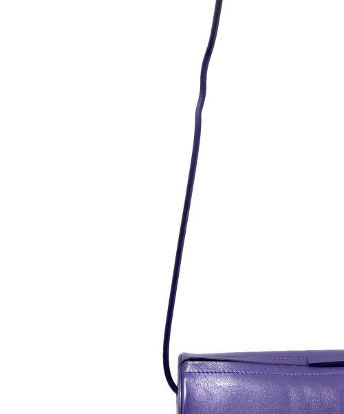 building block（ビルディングブロック）Building Block (ビルディングブロック) CYLINDER レザーショルダー パープルの古着・服飾アイテム