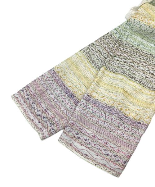 Injiri（インジリ）Injiri (インジリ) 刺繍羽織ブラウス ホワイト×イエロー サイズ:Sの古着・服飾アイテム