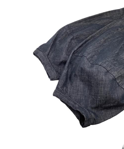 BEARDSLEY（ビアズリー）BEARDSLEY (ビアズリー) 袖ぷっくりデニムワンピース インディゴ サイズ:FREEの古着・服飾アイテム